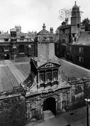 The Gate Of Honour, Caius College c.1920, Cambridge