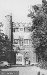 The Great Gateway, Trinity College c.1965, Cambridge