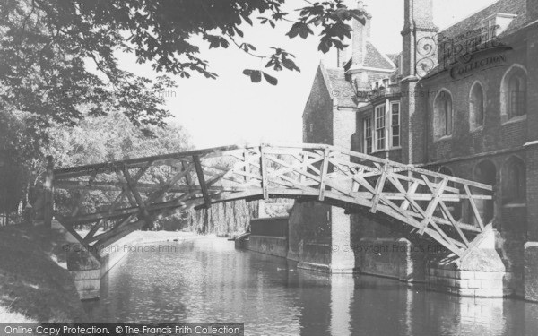 Photo of Cambridge, The Mathematical Bridge c.1965