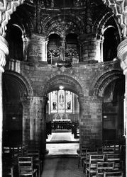 The Round Church Interior c.1930, Cambridge