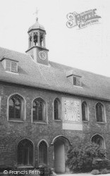 The Sun Dial, Queens' College, The Old Court c.1965, Cambridge