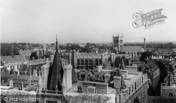 Trinity And St John's From Church Tower c.1965, Cambridge