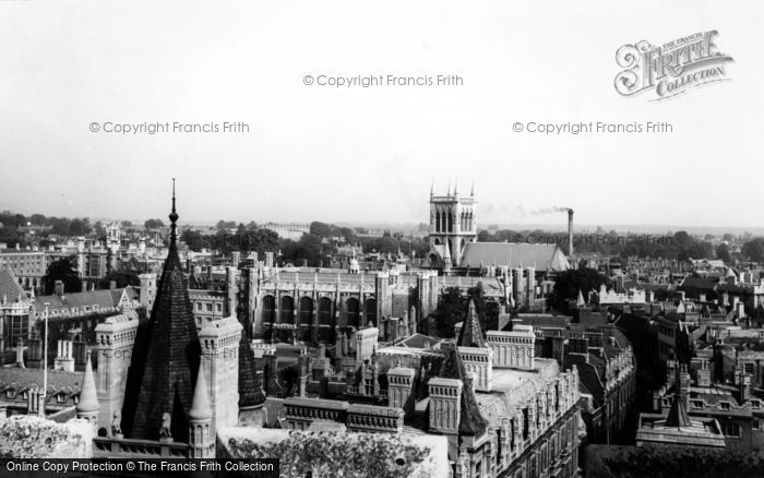 Photo of Cambridge, Trinity And St John's From Church Tower c.1965