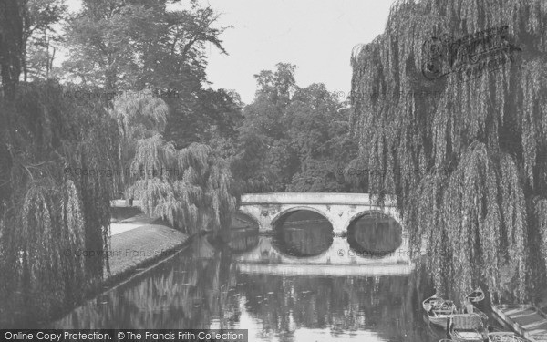 Photo of Cambridge, Trinity Bridge c.1955
