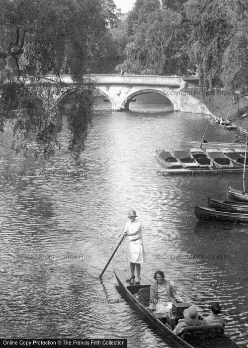 Photo of Cambridge, Trinity College Bridge 1929