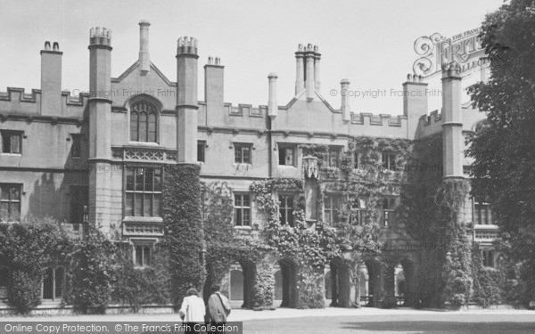 Photo of Cambridge, Trinity College c.1955