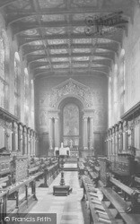 Trinity College, Chapel 1909, Cambridge