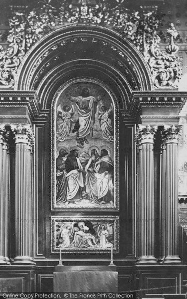 Photo of Cambridge, Trinity College Chapel Altar 1890