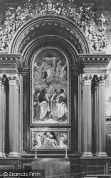 Trinity College Chapel Altar 1890, Cambridge