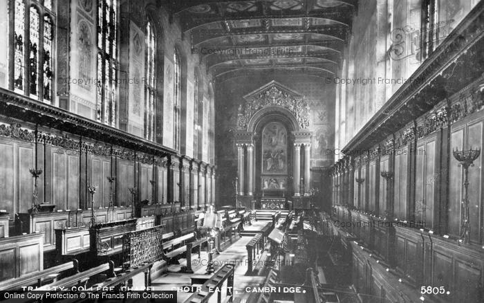 Photo of Cambridge, Trinity College Chapel c.1920