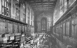Trinity College Chapel c.1920, Cambridge