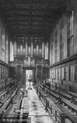 Trinity College Chapel Interior 1890, Cambridge