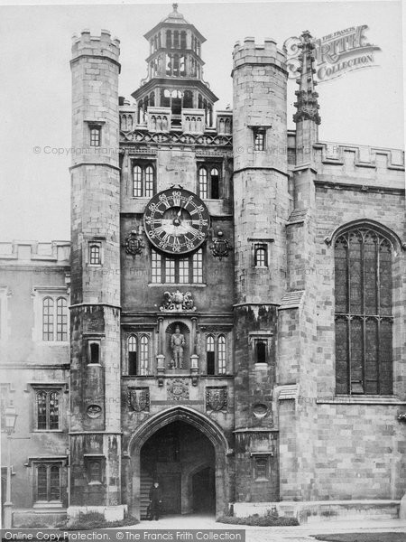 Photo of Cambridge, Trinity College, Clock Tower c.1873