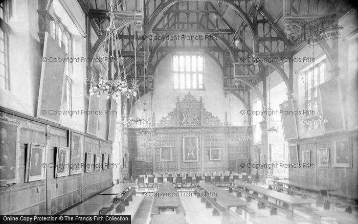 Photo of Cambridge, Trinity College, Dining Hall 1914