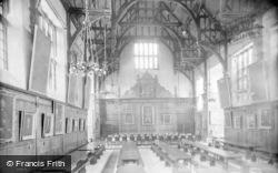 Trinity College, Dining Hall 1914, Cambridge
