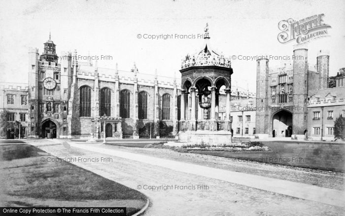 Photo of Cambridge, Trinity College, Great Court c.1890