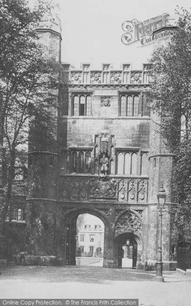 Photo of Cambridge, Trinity College, Great Gate 1890