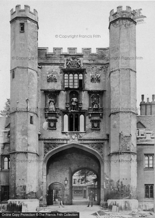 Photo of Cambridge, Trinity College, Great Gate c.1870