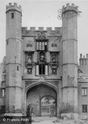 Trinity College, Great Gate c.1870, Cambridge