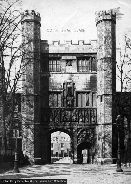 Photo of Cambridge, Trinity College, Great Gate c.1878