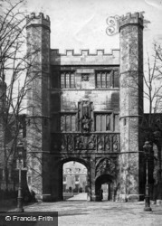 Trinity College, Great Gate c.1878, Cambridge