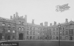 Trinity College, King's Court 1890, Cambridge