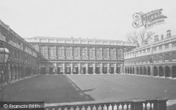 Trinity College, Nevilles Court 1890, Cambridge