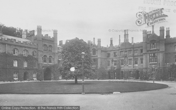 Photo of Cambridge, Trinity College, New Court 1908
