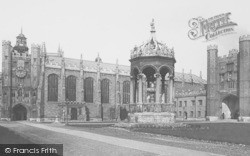 Trinity College, Old Court 1890, Cambridge