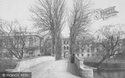 Trinity College, River Front And Bridge 1890, Cambridge