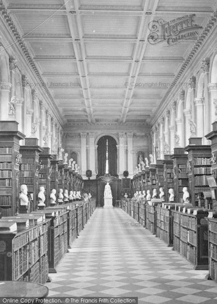 Photo of Cambridge, Trinity College, The Wren Library 1890