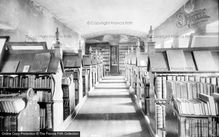 Photo of Cambridge, Trinity Hall, The Library 1909