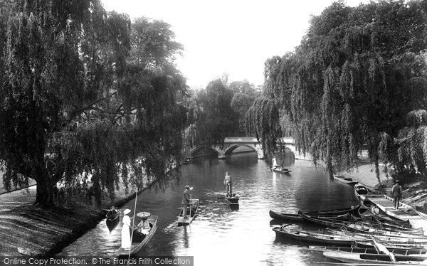 Photo of Cambridge, View On The Cam 1914