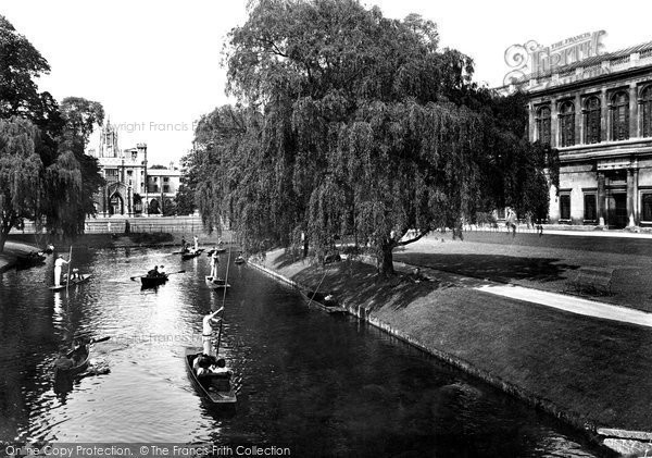 Photo of Cambridge, View On The Cam 1914