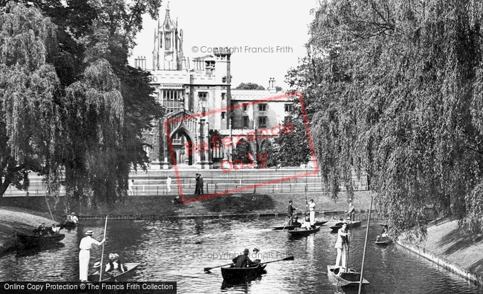 Photo of Cambridge, View On The Cam 1914