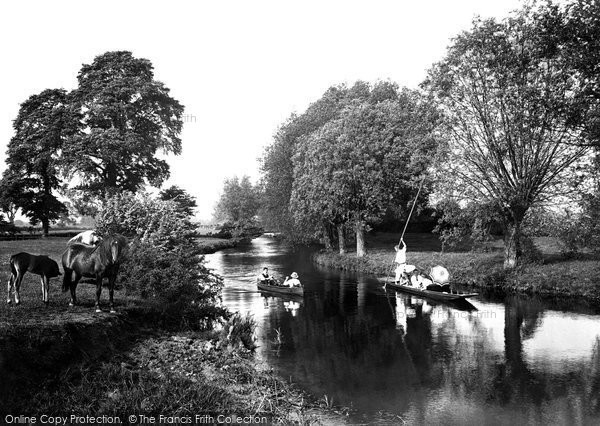 Photo of Cambridge, View On The Granta 1914