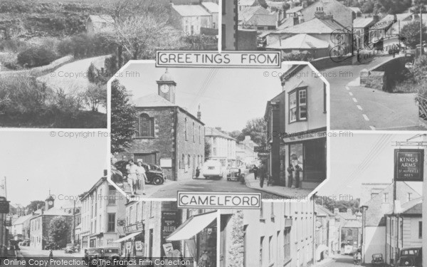 Photo of Camelford, Composite c.1955