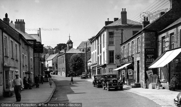 Photo of Camelford, Market Place 1952