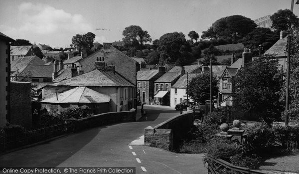 Photo of Camelford, The Bridge And Market Place 1952