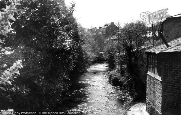 Photo of Camelford, The River Camel c.1950