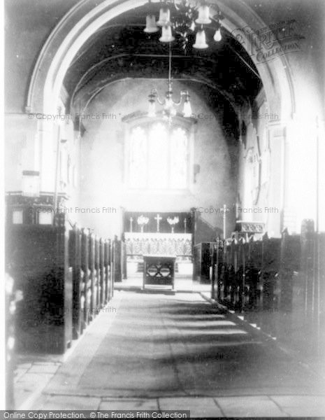 Photo of Canewdon, St Nicholas Church Interior c.1965