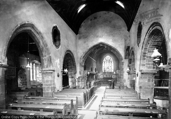 Photo of Canford Magna, Parish Church Interior 1886