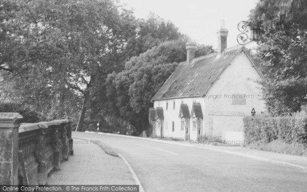 Photo of Canford Magna, The Village c.1950