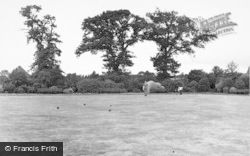 Cannock Park, Bowling Green c.1955, Cannock