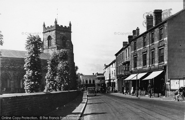 Photo of Cannock, Church Street c.1955