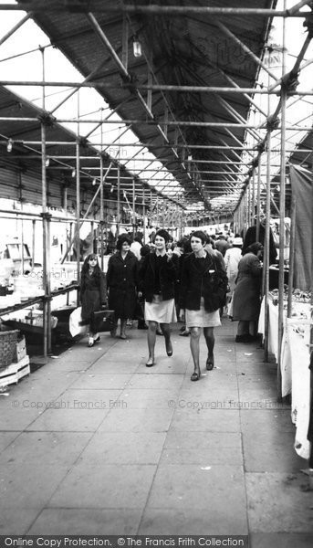 Photo of Cannock, Market Day c.1965