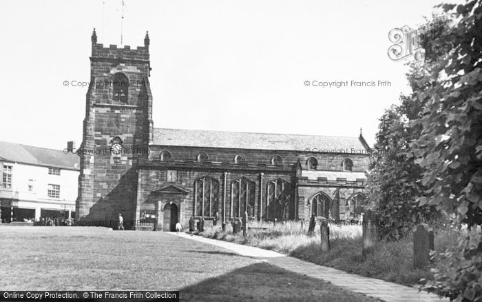 Photo of Cannock, Parish Church c.1955