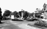 Cannock, the Clock Tower c1965