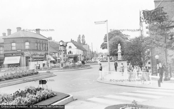 Photo of Cannock, Town Centre c.1955