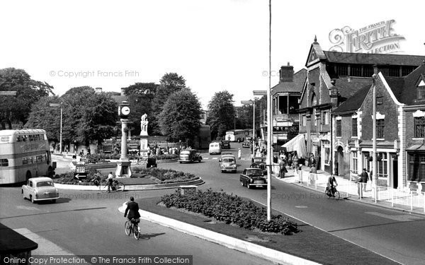 Photo of Cannock, Town Centre c.1955